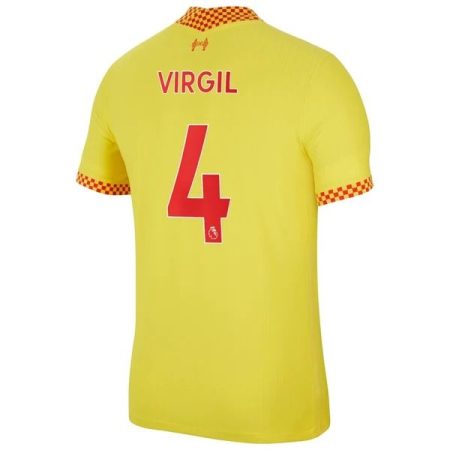 Camisola Liverpool Virgil van Dijk 4 3ª 2021 2022